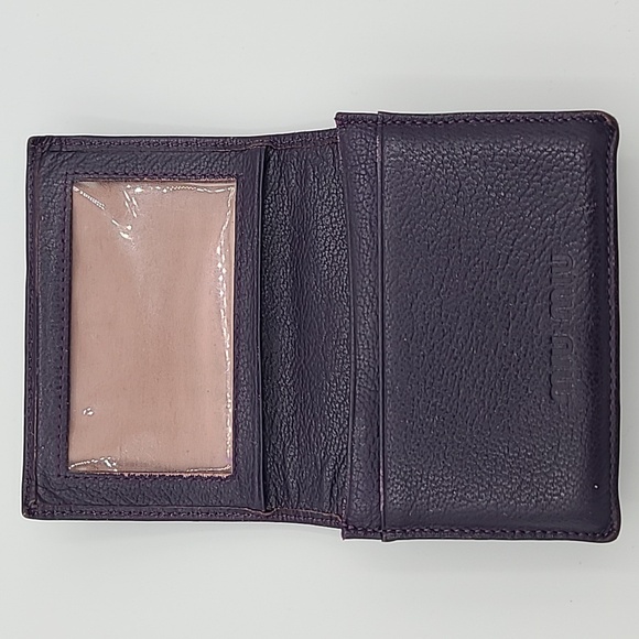 Miu Miu - purple leather bowtie card holder - Picture 6 of 10